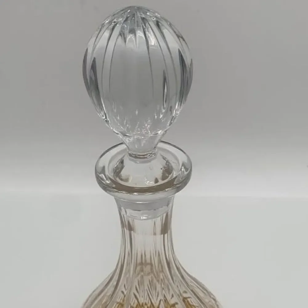 Cut Crystal Whiskey Decanter MCM Style 750ml Godinger Dublin